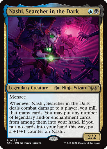 Nashi, Searcher in the Dark [Duskmourn: House of Horror] [Foil]