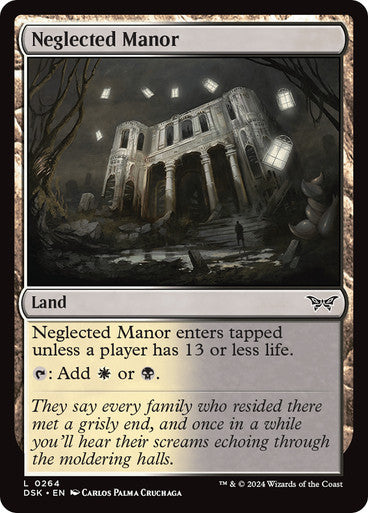 Neglected Manor [Duskmourn: House of Horror] [Foil]