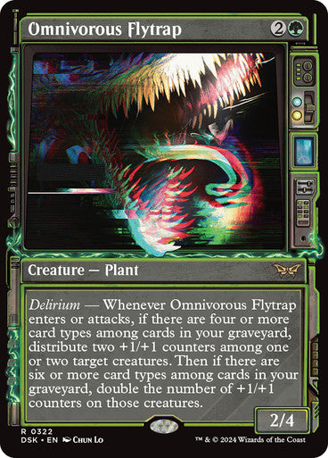 Omnivorous Flytrap (Showcase) [Duskmourn: House of Horror] [Foil]