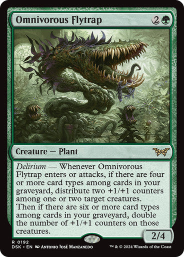 Omnivorous Flytrap [Duskmourn: House of Horror] [Foil]
