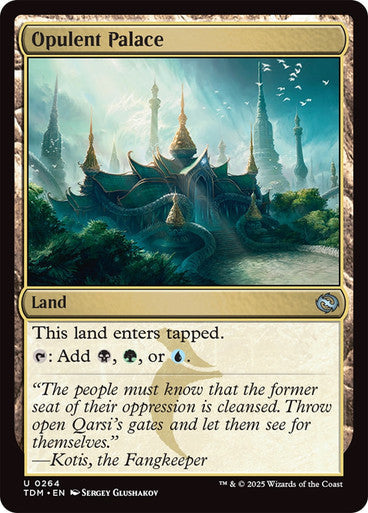 Opulent Palace [Tarkir: Dragonstorm] [Foil]
