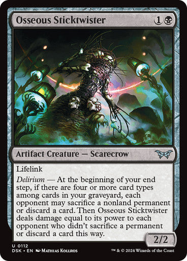 Osseous Sticktwister [Duskmourn: House of Horror] [Foil]