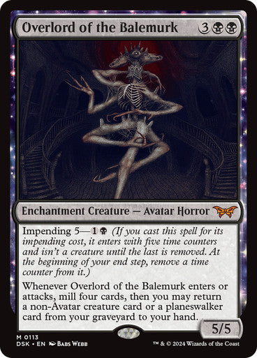 Overlord of the Balemurk [Duskmourn: House of Horror] [Foil]