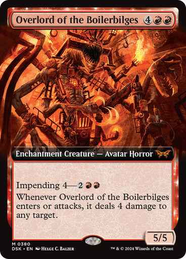 Overlord of the Boilerbilges (Extended Art) [Duskmourn: House of Horror] [Foil]