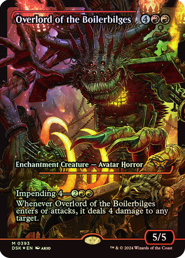 Overlord of the Boilerbilges (Japan Showcase) [Duskmourn: House of Horror] [Foil]