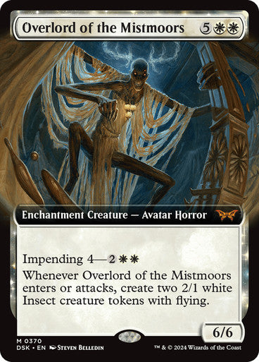 Overlord of the Mistmoors (Extended Art) [Duskmourn: House of Horror] [Foil]