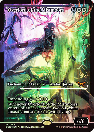 Overlord of the Mistmoors (Japan Showcase) [Duskmourn: House of Horror] [Foil]