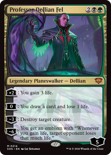 Professor Dellian Fel [Secrets of Strixhaven] [Foil]