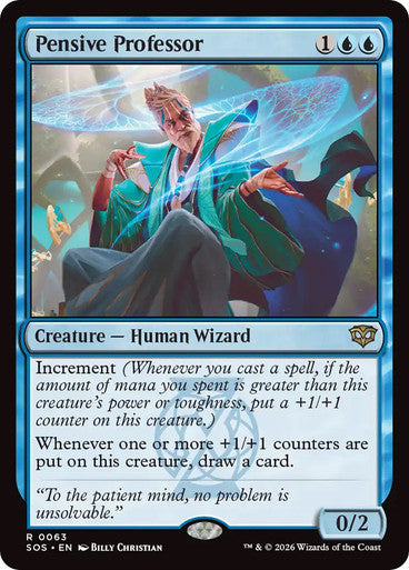 Pensive Professor [Secrets of Strixhaven]