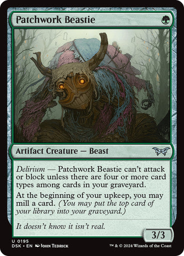 Patchwork Beastie [Duskmourn: House of Horror] [Foil]