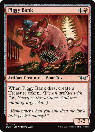 Piggy Bank [Duskmourn: House of Horror] [Foil]