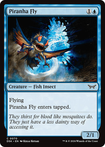 Piranha Fly [Duskmourn: House of Horror] [Foil]