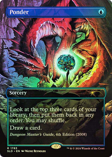 Ponder (1783) (Rainbow Foil) [Secret Lair Drop Series]