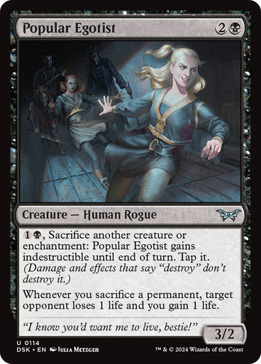 Popular Egotist [Duskmourn: House of Horror] [Foil]