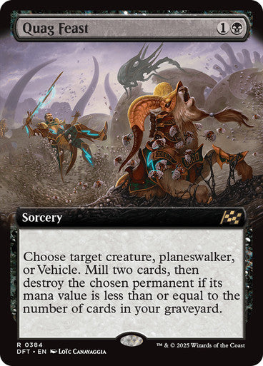 Quag Feast (Extended Art) [Aetherdrift] [Foil]