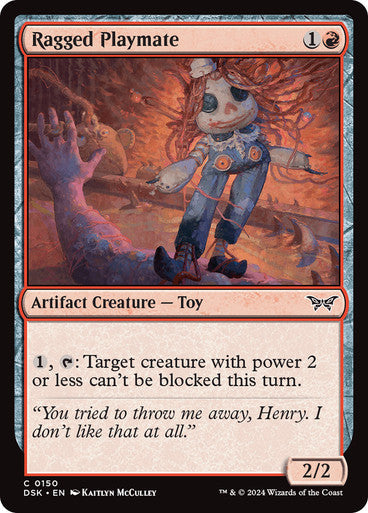 Ragged Playmate [Duskmourn: House of Horror] [Foil]