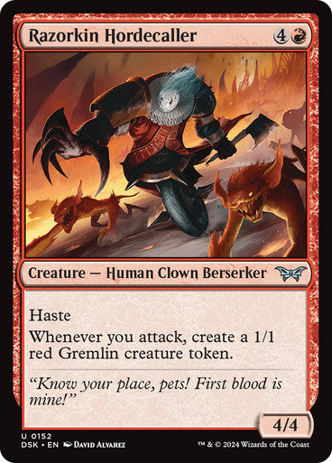 Razorkin Hordecaller [Duskmourn: House of Horror]