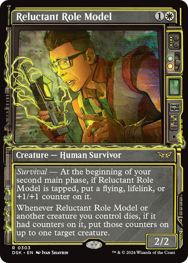 Reluctant Role Model (Showcase) [Duskmourn: House of Horror] [Foil]