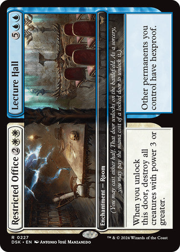 Restricted Office // Lecture Hall [Duskmourn: House of Horror] [Foil]