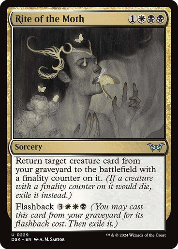Rite of the Moth [Duskmourn: House of Horror] [Foil]