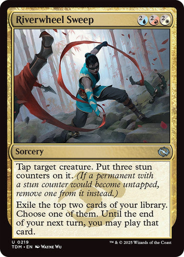 Riverwheel Sweep [Tarkir: Dragonstorm] [Foil]