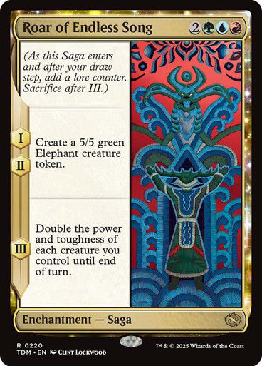 Roar of Endless Song [Tarkir: Dragonstorm] [Foil]
