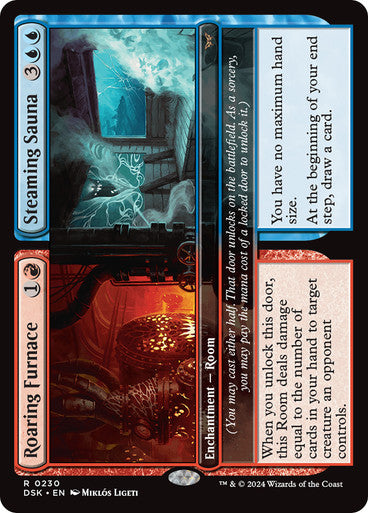 Roaring Furnace // Steaming Sauna [Duskmourn: House of Horror] [Foil]