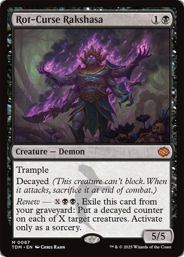 Rot-Curse Rakshasa [Tarkir: Dragonstorm] [Foil]