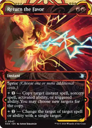 Return the Favor [Secrets of Strixhaven: Mystical Archive] [Foil]