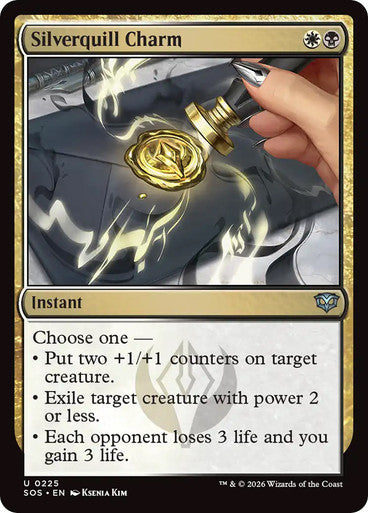 Silverquill Charm [Secrets of Strixhaven]