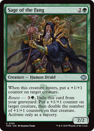 Sage of the Fang [Tarkir: Dragonstorm] [Foil]