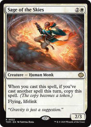 Sage of the Skies [Tarkir: Dragonstorm] [Foil]