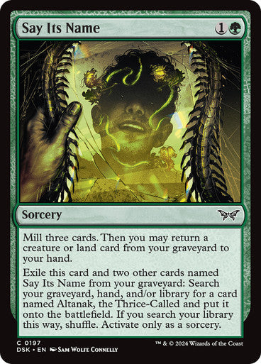 Say Its Name [Duskmourn: House of Horror] [Foil]