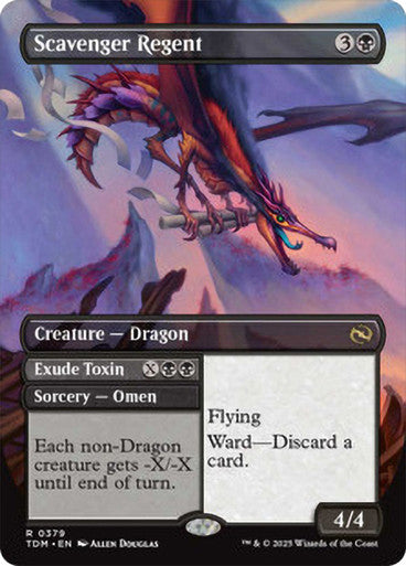 Scavenger Regent (Borderless) [Tarkir: Dragonstorm] [Foil]