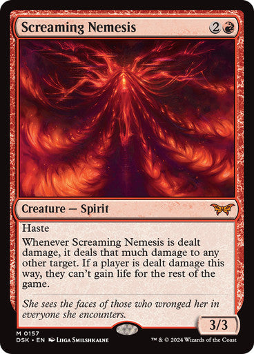 Screaming Nemesis [Duskmourn: House of Horror] [Foil]