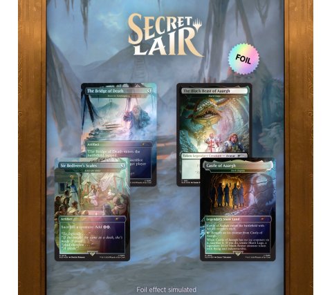 Secret Lair " Secret Lair x Monty Python and the Holy Grail: Vol. 2" Traditional Foil