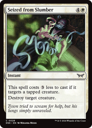 Seized from Slumber [Duskmourn: House of Horror] [Foil]