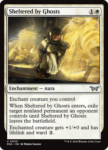 Sheltered by Ghosts [Duskmourn: House of Horror] [Foil]