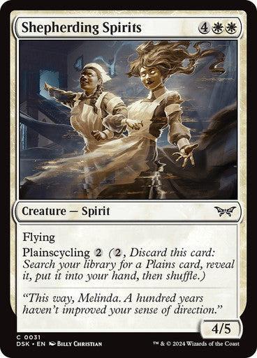 Shepherding Spirits [Duskmourn: House of Horror] [Foil]