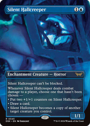 Silent Hallcreeper (Borderless) [Duskmourn: House of Horror] [Foil]