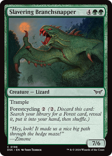 Slavering Branchsnapper [Duskmourn: House of Horror] [Foil]