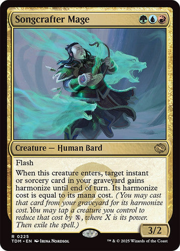 Songcrafter Mage [Tarkir: Dragonstorm] [Foil]