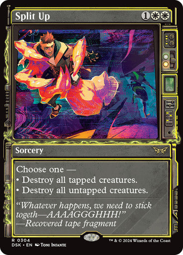 Split Up (Showcase) [Duskmourn: House of Horror] [Foil]