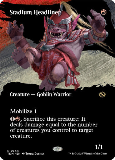 Stadium Headliner (Borderless) [Tarkir: Dragonstorm] [Foil]