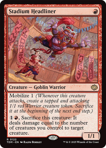 Stadium Headliner [Tarkir: Dragonstorm] [Foil]