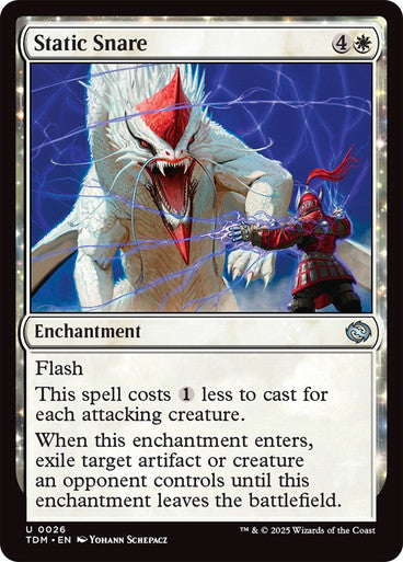 Static Snare [Tarkir: Dragonstorm] [Foil]