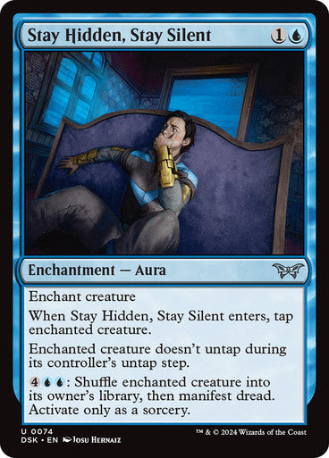 Stay Hidden, Stay Silent (0074) [Duskmourn: House of Horror] [Foil]