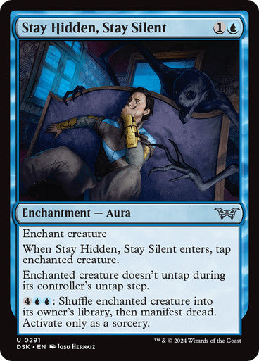 Stay Hidden, Stay Silent (0291) [Duskmourn: House of Horror] [Foil]