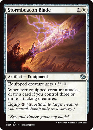 Stormbeacon Blade [Tarkir: Dragonstorm] [Foil]
