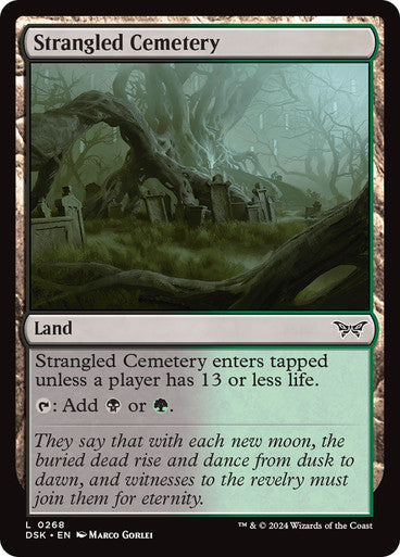 Strangled Cemetery [Duskmourn: House of Horror] [Foil]